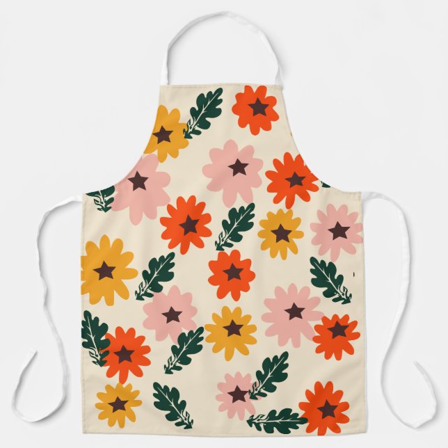 Floral Patterned  Apron (Front)