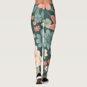  Floral Patterned Legging