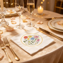 Floral-patterned romantic and elegant