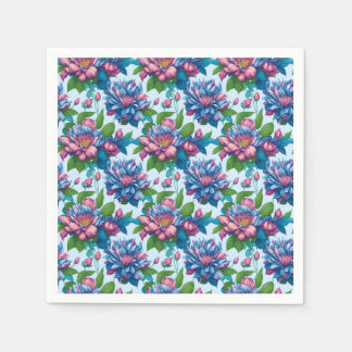 Floral Patterns: Dahlia Magic - Napkin