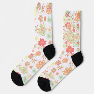 Floral patterns  socks