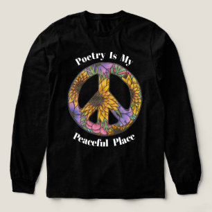 Floral Peace Shirt For Poets and Teachers