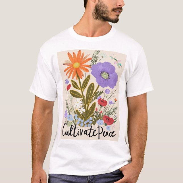Floral Peace T-Shirt (Front)