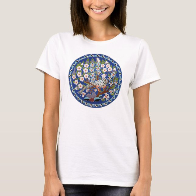 Floral Peafowl T-Shirt (Front)