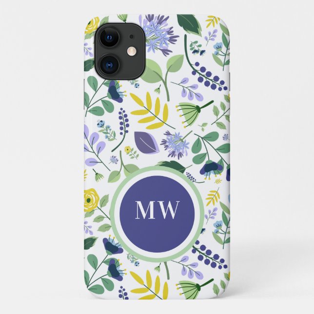 Floral Peony Case-Mate iPhone Case (Back)
