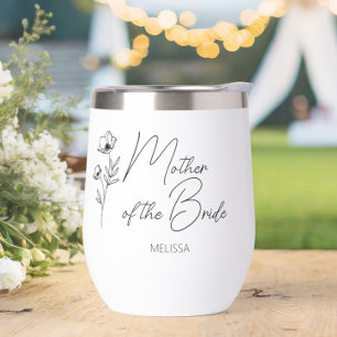 Floral Personalised Mother of the Bride Groom 