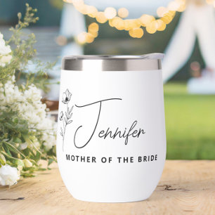Floral Personalised Mother of the Bride Groom 