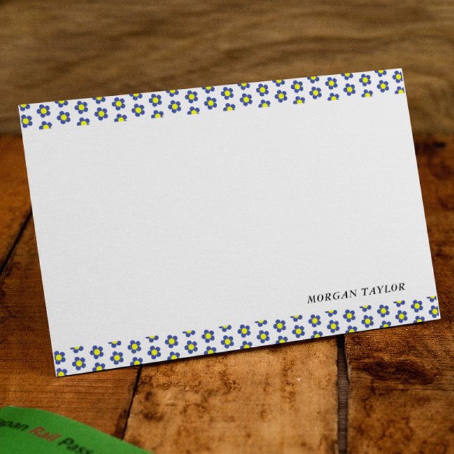 Floral Personalised Note Cards (Creator Uploaded)