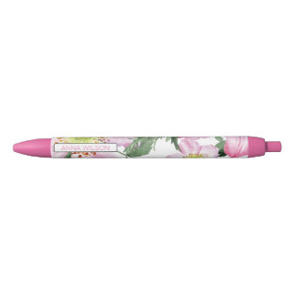Floral Personalised pen