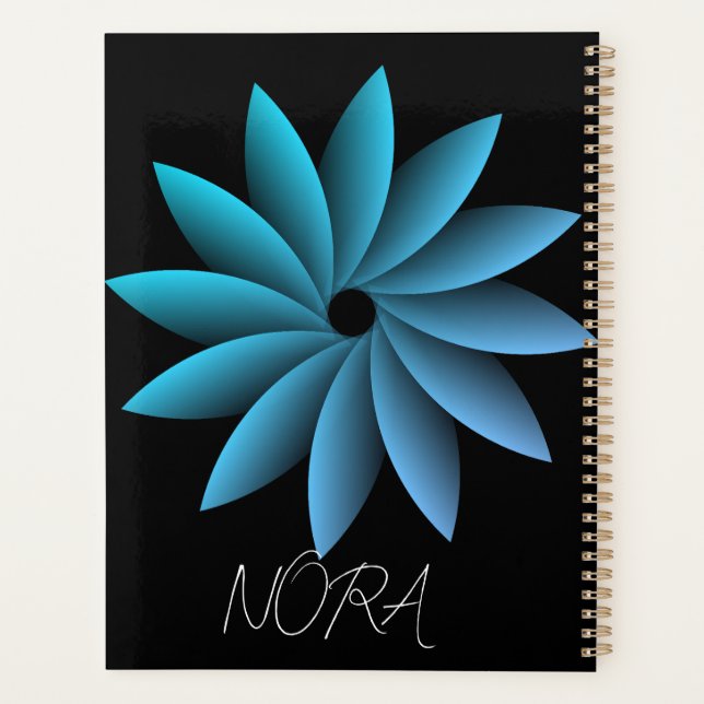 Floral  Personalised Planner (Back)