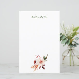 Floral Personalised Stationery