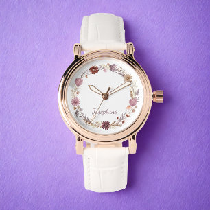 Floral Personalised Watch