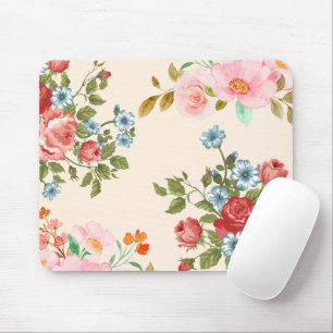 Floral Personalized Mouse Pad Elegant Nature