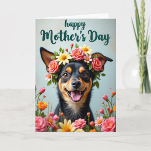 Floral Pet Portrait Card