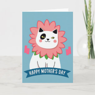 Floral Petal Mothers Day Card