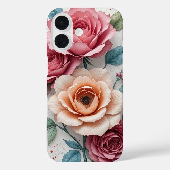 Floral phone case (Back)
