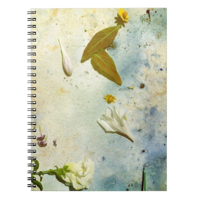 floral photo collage notebook (Front)