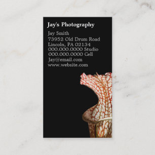 Floral Photography Business Cards