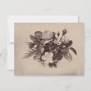 Floral Photography Vintage Art Postcard