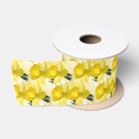 Floral Photography Yellow Daffodils Pattern