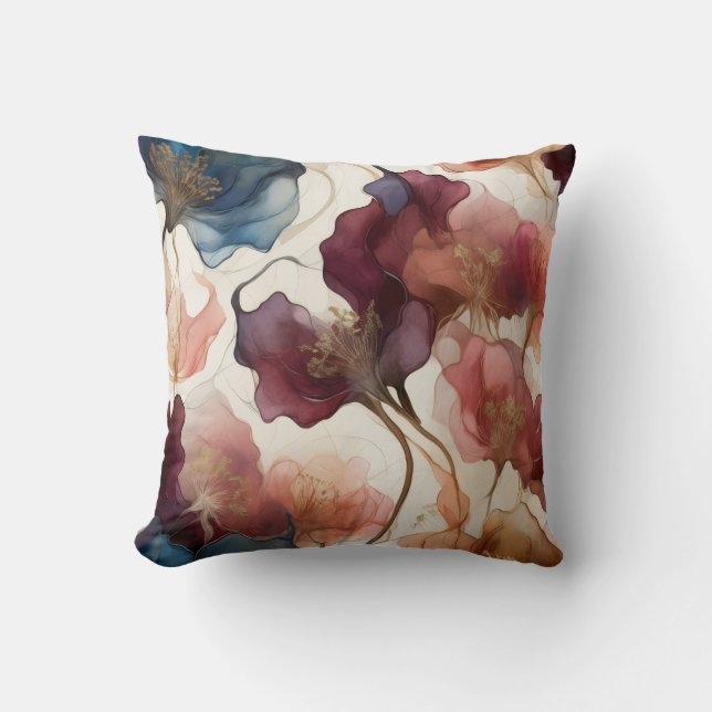Floral Pillow – Modern Luxury Home Accent (Front)