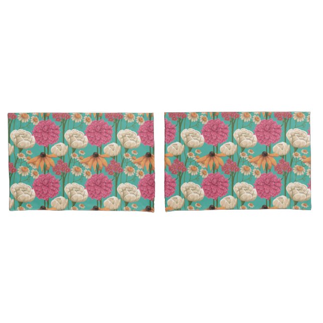 Floral Pillowcase (Front-Set)