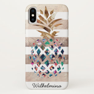 Floral Pineapple Monogram Case-Mate iPhone Case