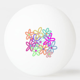 Floral Ping Pong ball