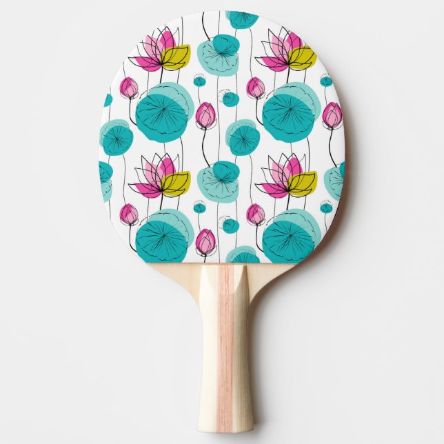 Floral Ping Pong Paddle (Front)