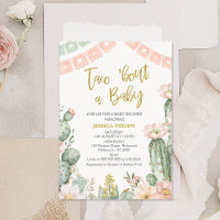 Floral Pink Banner Taco Bout A Baby Baby Shower