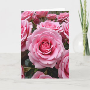 Floral Pink Bloom Art Card
