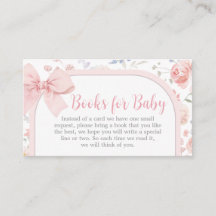 Floral Pink Bow Baby in Bloom Books for Baby