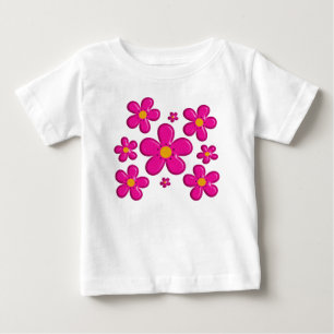 Floral pink element baby T-Shirt
