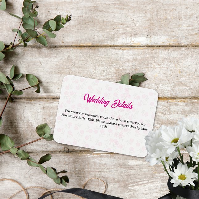 floral pink enclosure card (Creator Uploaded)