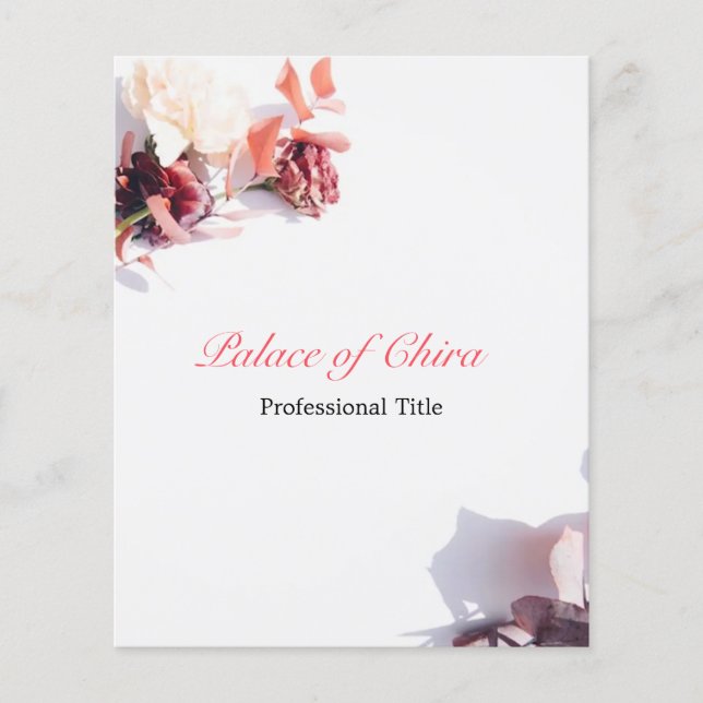 Floral Pink Flyer (Front)