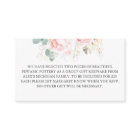 Floral Pink Group Gift Enclosure Card