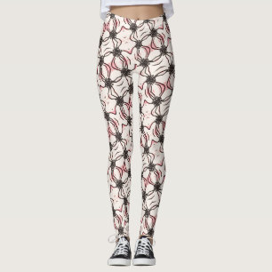 Floral pink pattern leggings