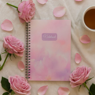 Floral Pink Personalised Notebook – Custom Name Jo