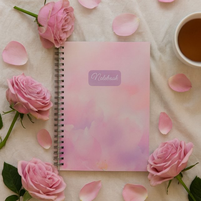 Floral Pink Personalised Notebook – Custom Name Jo (Creator Uploaded)