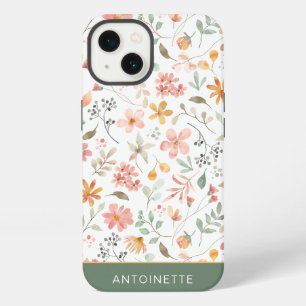 Floral Pink Wildflower iPhone 13 Case