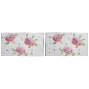 Floral Pinks Pillowcase