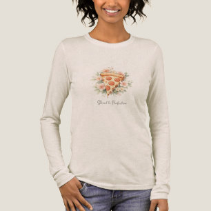 Floral Pizza Slice Watercolor T-Shirt – Sliced to  Tri-Blend Shirt