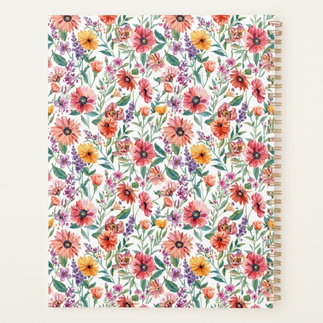 Floral Planner  (Back)