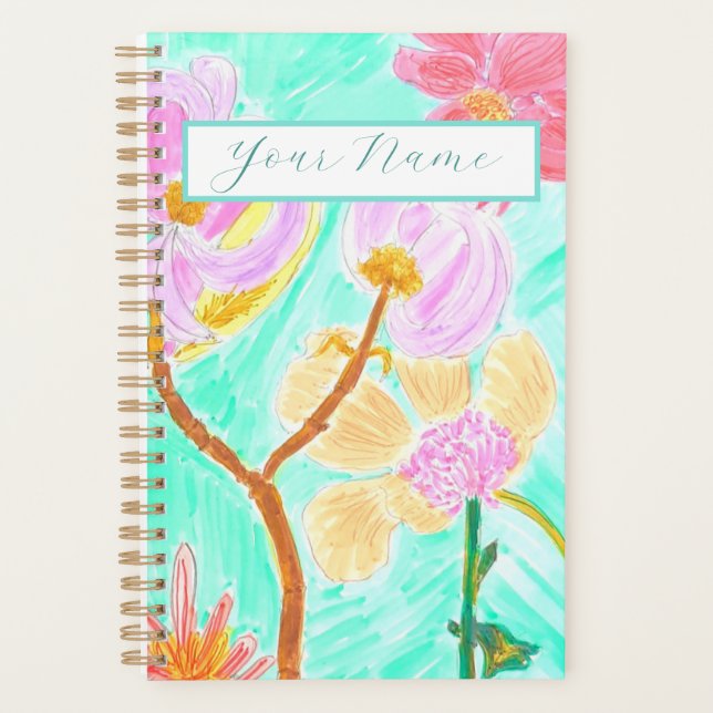 Floral Planner by Ariella & Lily Designs (Front)