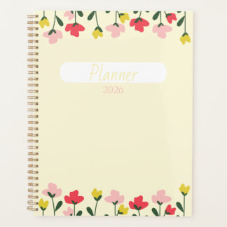 Floral Planner – Elegant Flower-Themed
