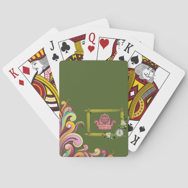 Floral Playing Card Deck (Back)