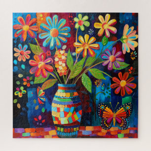 Floral Pop Art Puzzle