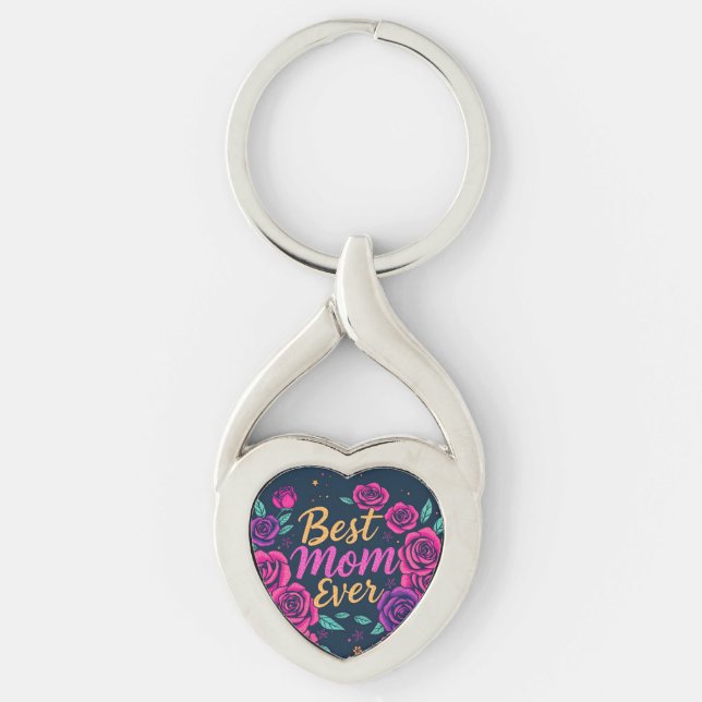 Floral Popular Luxury Gift Collection Key Ring (Front)