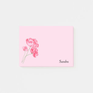 Floral Post it Notes