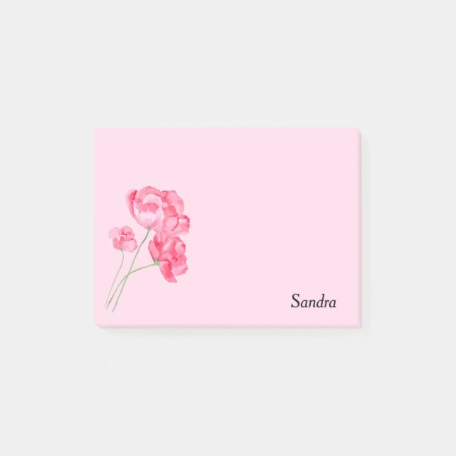 Floral Post it Notes (Front)